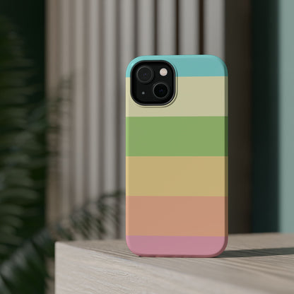 Pastel Stripes - Magnetic Phone Cover