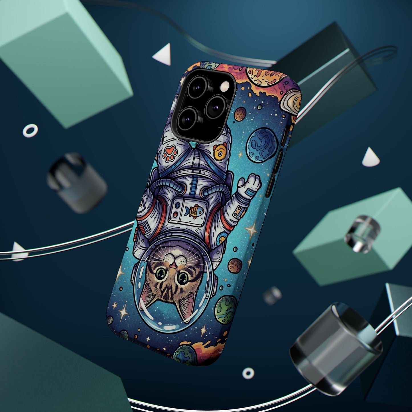 Astronaut Cat - Magnetic Phone Case