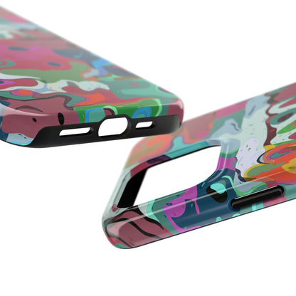 Colorful Abstract Marble - Phone Case