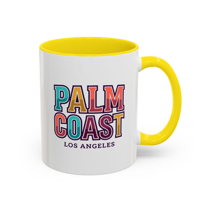 Palm Coast - Los Angeles - Color Accent Mug