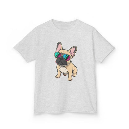 French Bulldog with Sunglasses - Kids Tee