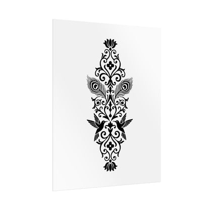 Hummingbird Soulmates - Rolled Poster