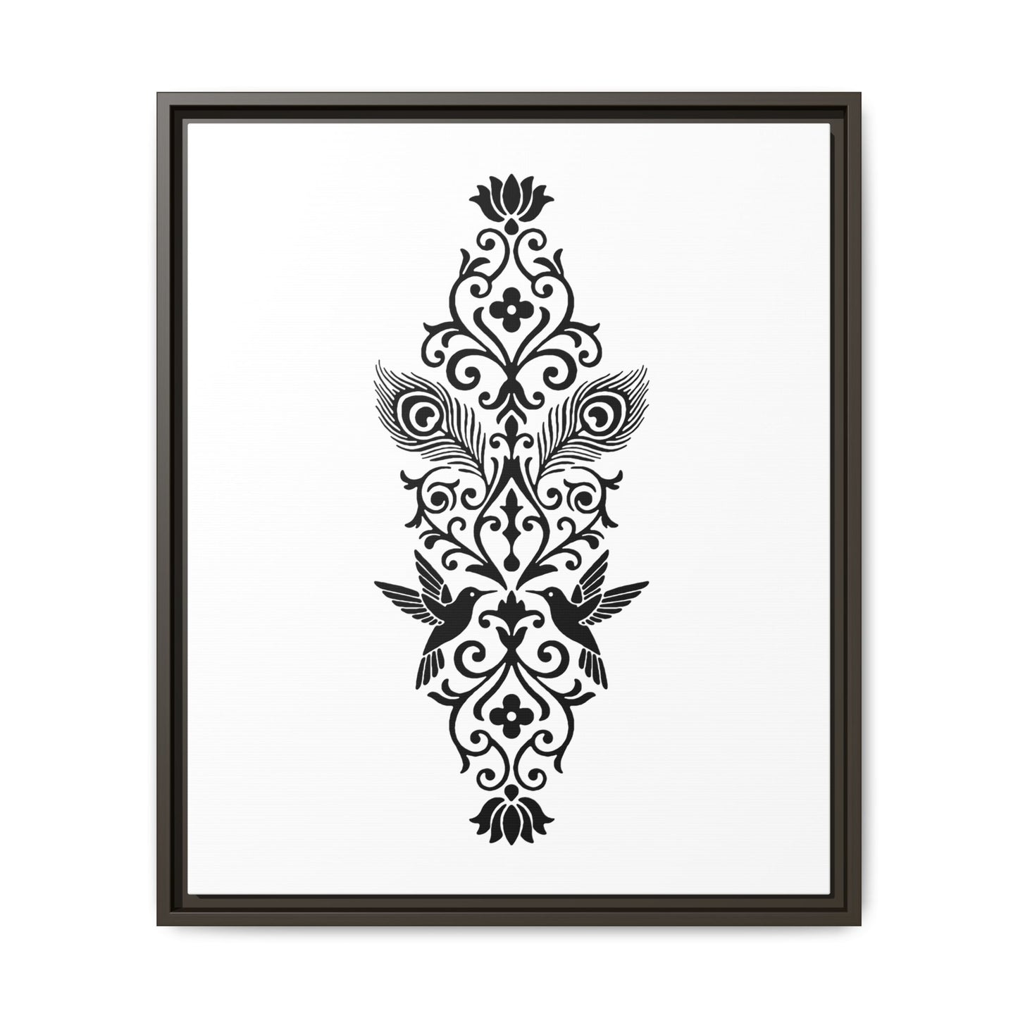 Hummingbird Soulmates - Framed Canvas