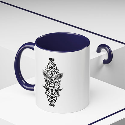 Hummingbird Soulmates - Color Accent Mug