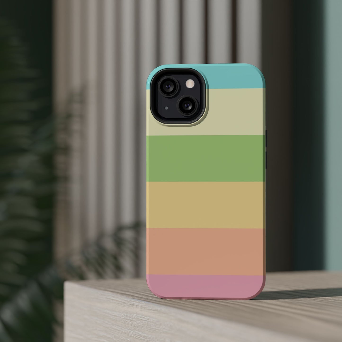 Pastel Stripes - Magnetic Phone Cover