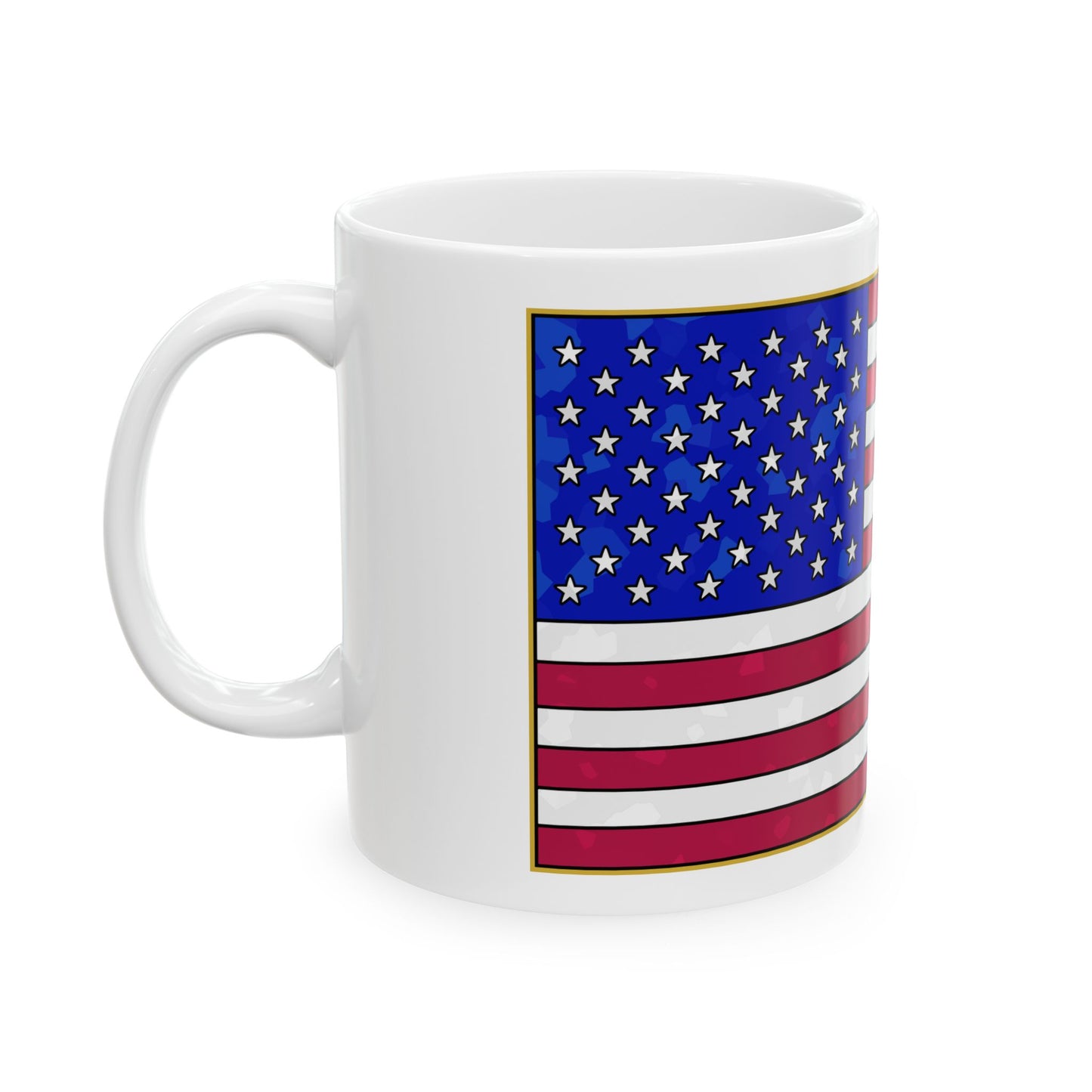 New Glory American Flag (Gold Edge Edition) - Mug