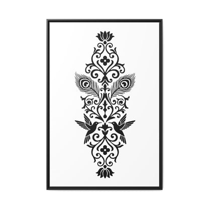 Hummingbird Soulmates - Framed Canvas