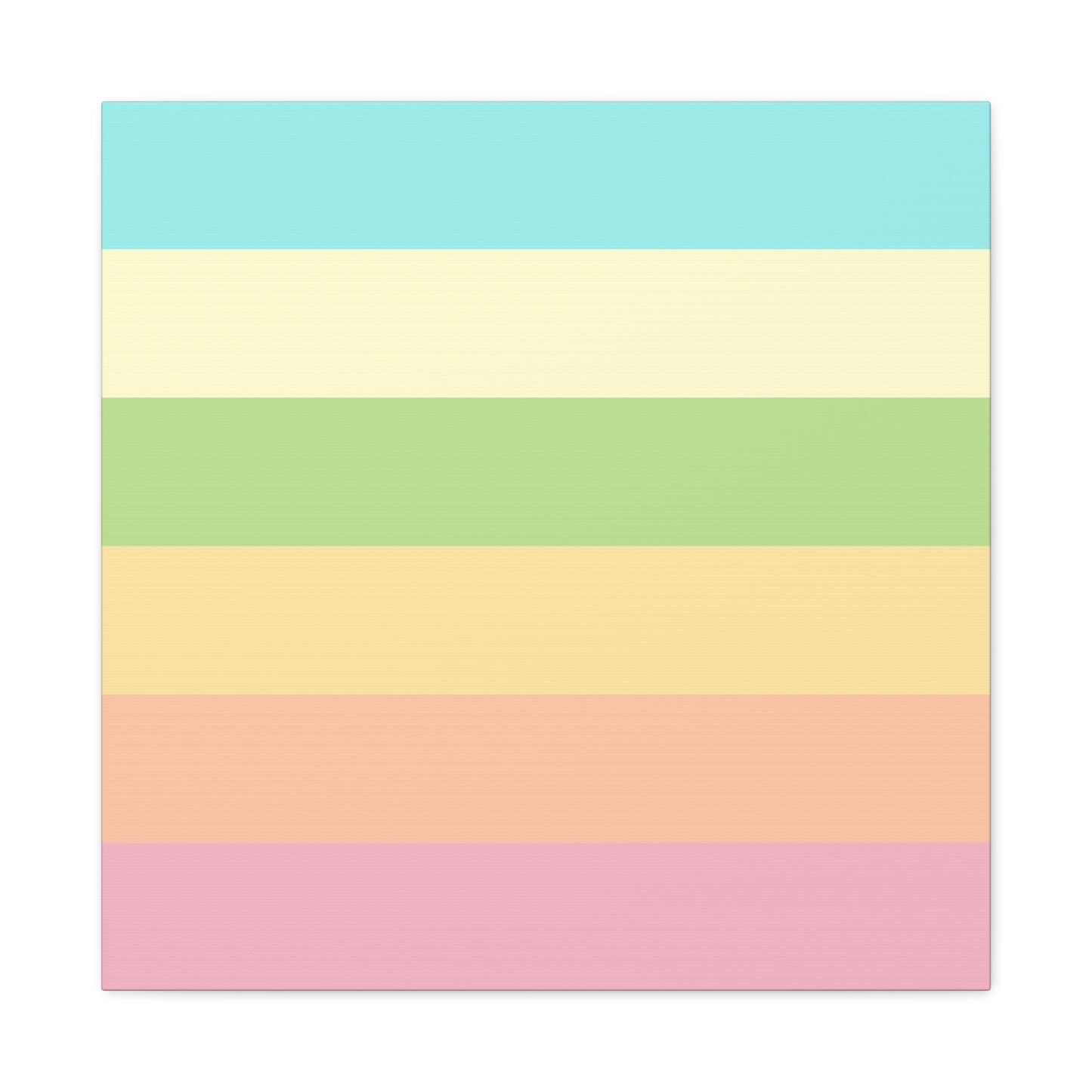 Pastel Stripes - Canvas