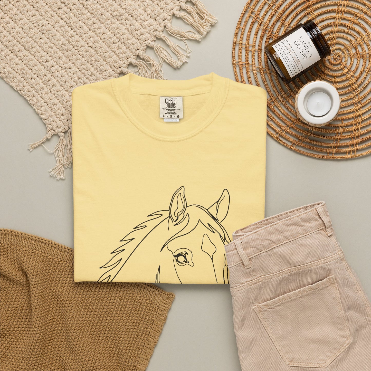 Horse Portrait Sketch - T‑Shirt