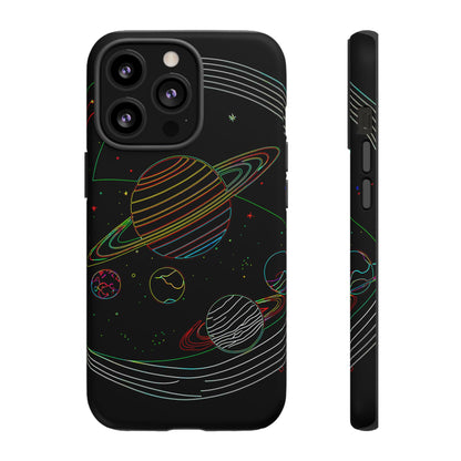 Galactic Tough Phone Case, Starry Space Protection, Unique Gift for Astronomers, Celestial Accessories, Trendy Space Lovers