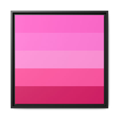 Valentine Rose Colors - Framed Canvas
