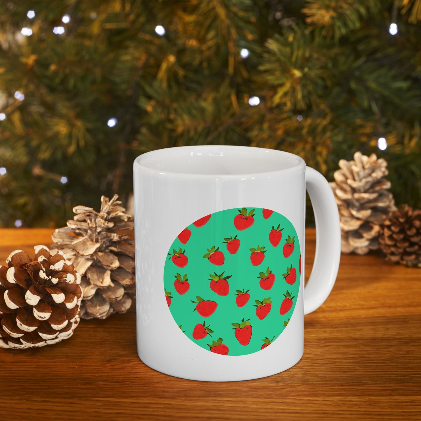 Strawberry Pattern - Mug