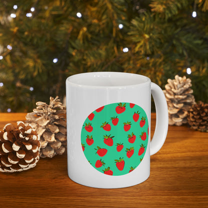 Strawberry Pattern - Mug