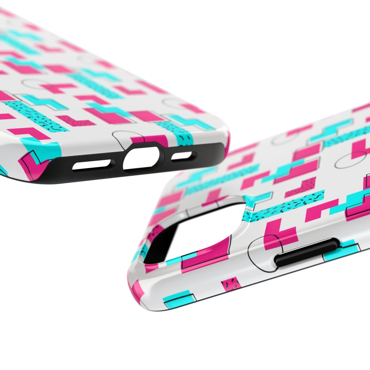 Retro Geometric Vibes - Phone Case