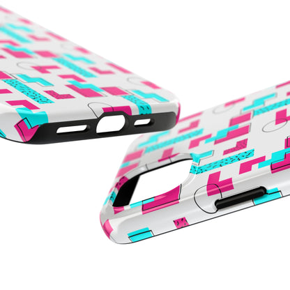 Retro Geometric Vibes - Phone Case