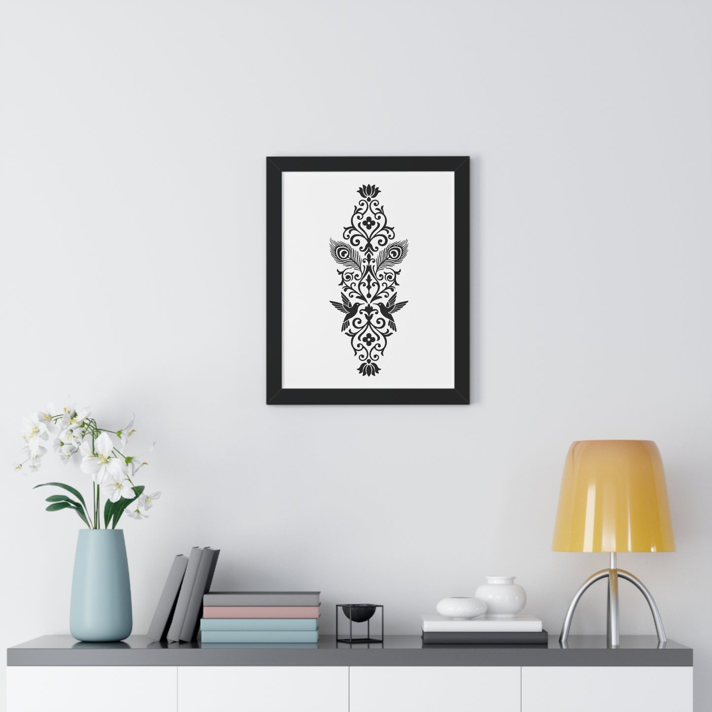 Hummingbird Soulmates - Framed Poster