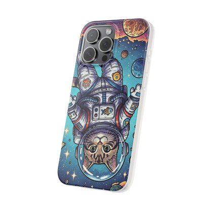 Astronaut Cat - Flexi Phone Case