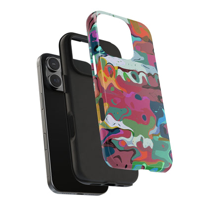 Colorful Abstract Marble - Phone Case