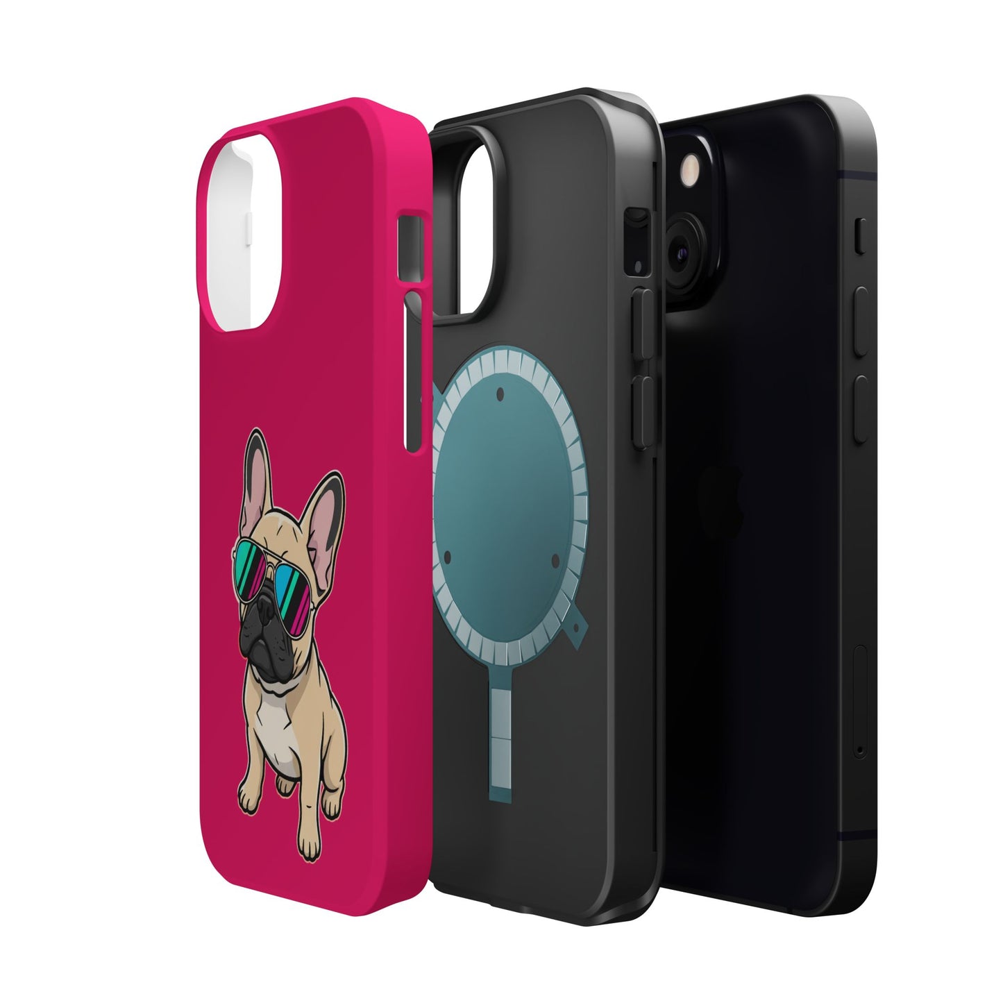 French Bulldog with Sunglasses - Magnetic Phone Case