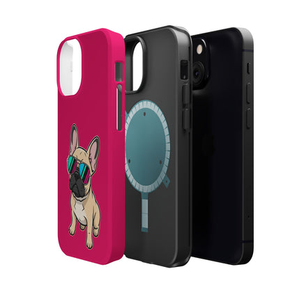 French Bulldog with Sunglasses - Magnetic Phone Case