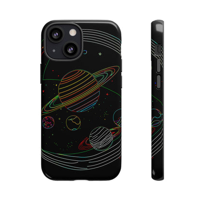 Galactic Tough Phone Case, Starry Space Protection, Unique Gift for Astronomers, Celestial Accessories, Trendy Space Lovers