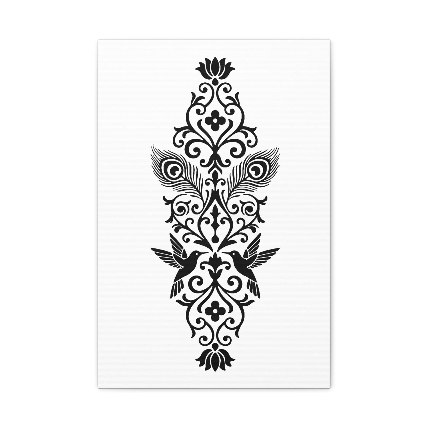 Hummingbird Soulmates - Stretched Canvas