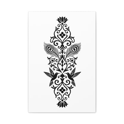 Hummingbird Soulmates - Stretched Canvas