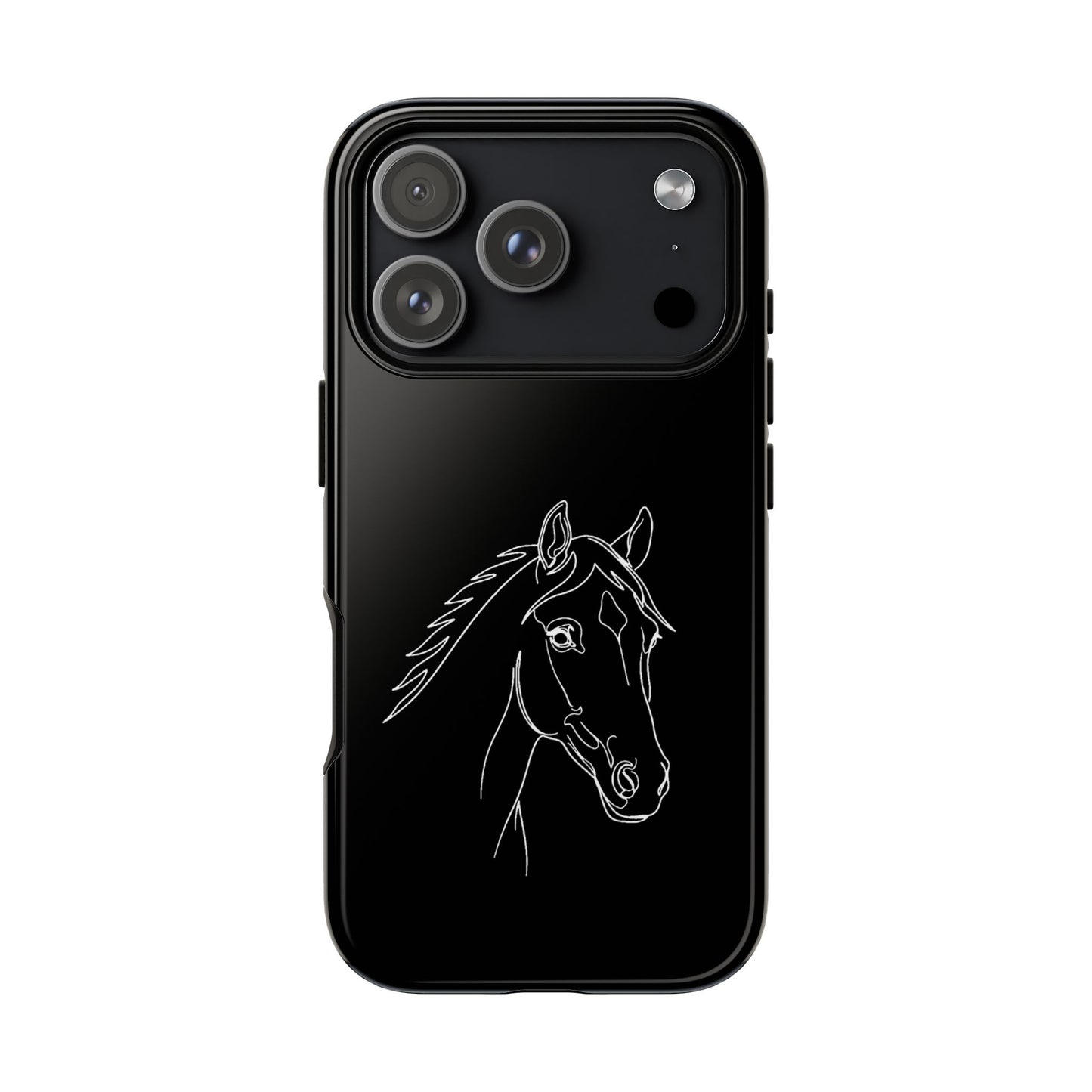 Horse Portrait Sketch - Tough Phone Case