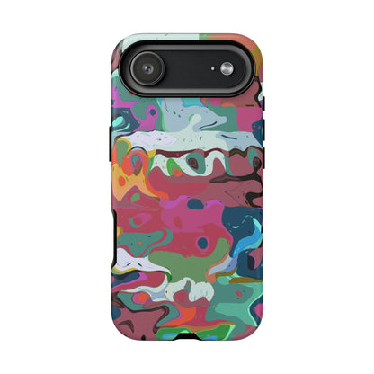 Colorful Abstract Marble - Phone Case