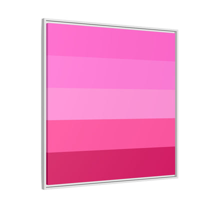 Valentine Rose Colors - Framed Canvas