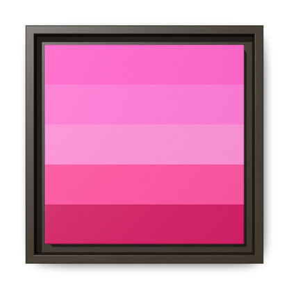 Valentine Rose Colors - Framed Canvas