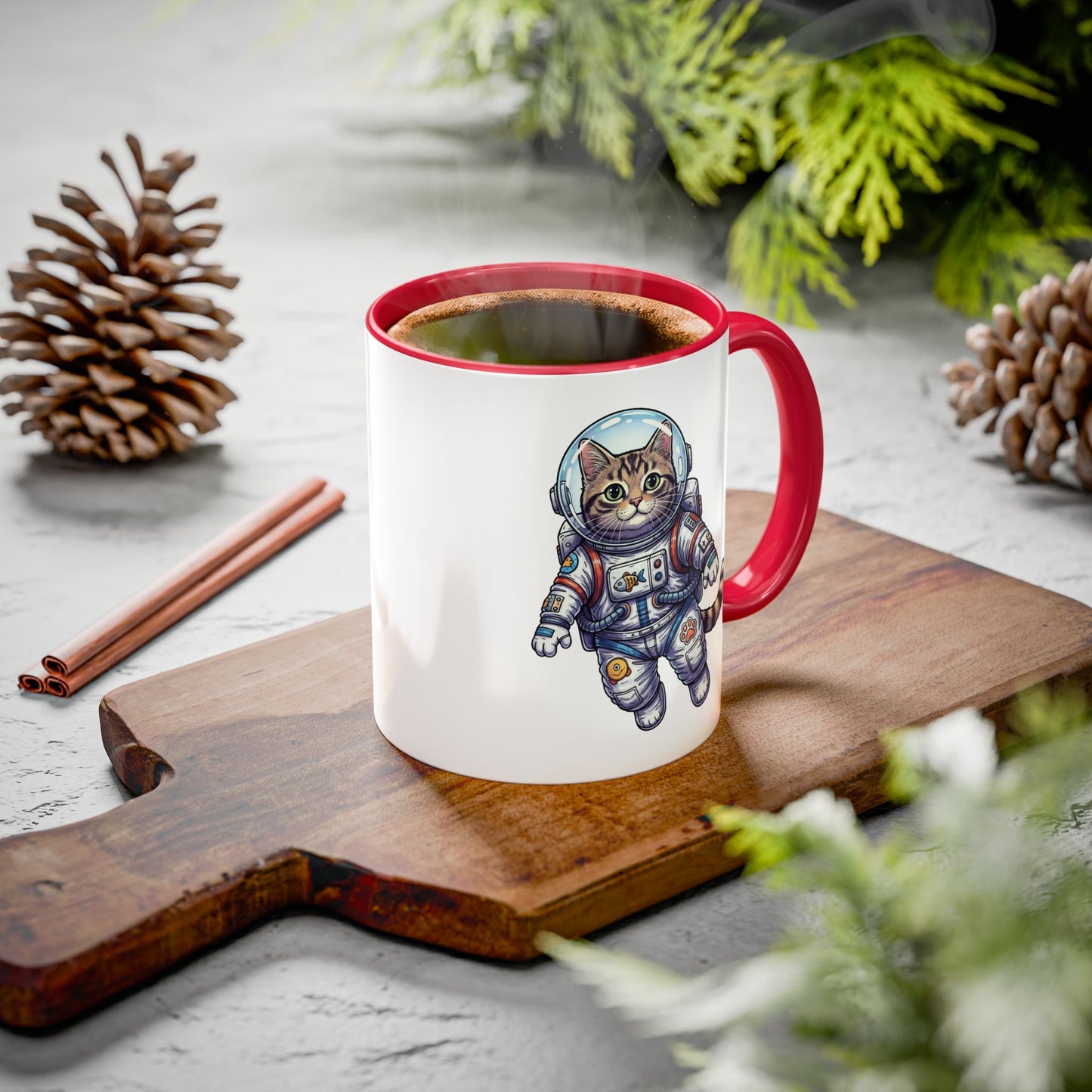 Astronaut Cat - Colorful Mug