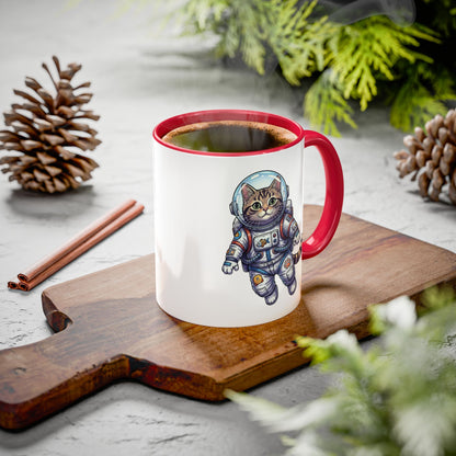 Astronaut Cat - Colorful Mug