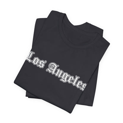 Los Angeles Unisex Jersey Tee, Casual Wear, Gift for Travelers, Summer Style, Comfortable Fit, Los Angeles Apparel