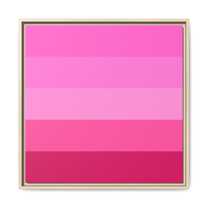 Valentine Rose Colors - Framed Canvas