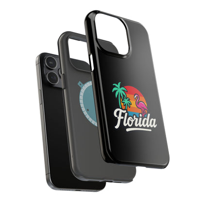 Florida Sunset Palm - Magnetic Phone Case