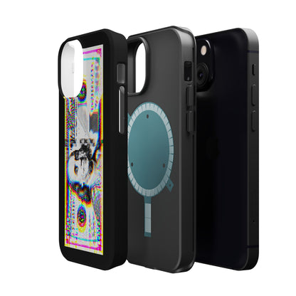 100 Dollars Bill - Neon Color Explosion - Magnetic Phone Case