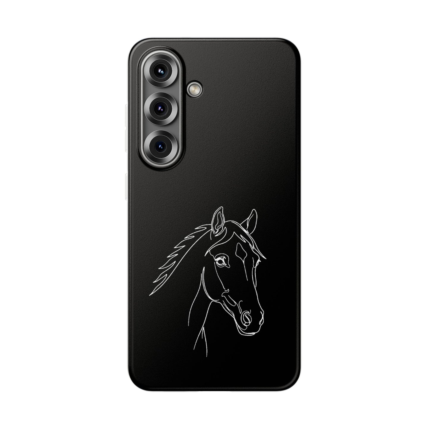 Horse Portrait Sketch - Flexi Phone Case