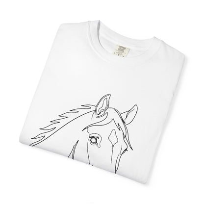 Horse Portrait Sketch - T-Shirt