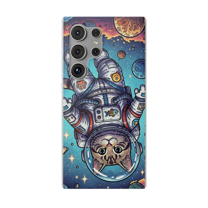 Astronaut Cat - Flexi Phone Case