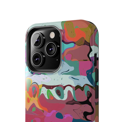 Colorful Abstract Marble - Phone Case
