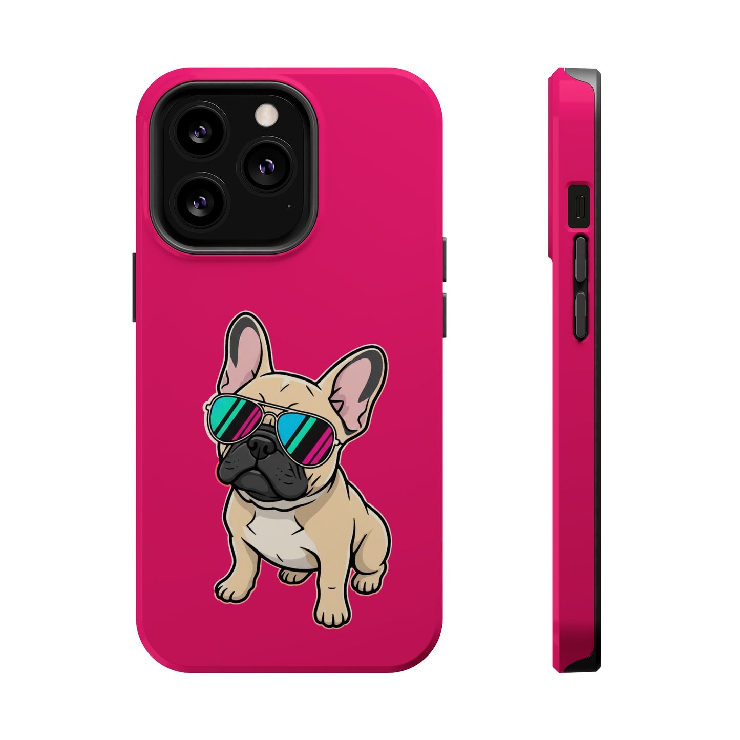 French Bulldog with Sunglasses - Magnetic Phone Case