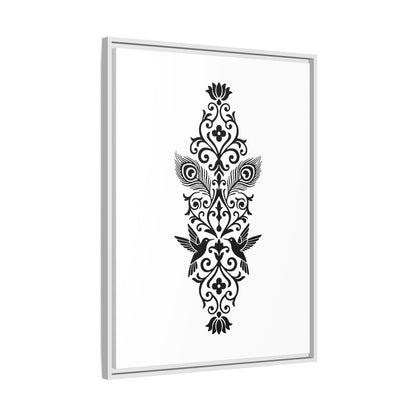 Hummingbird Soulmates - Framed Canvas