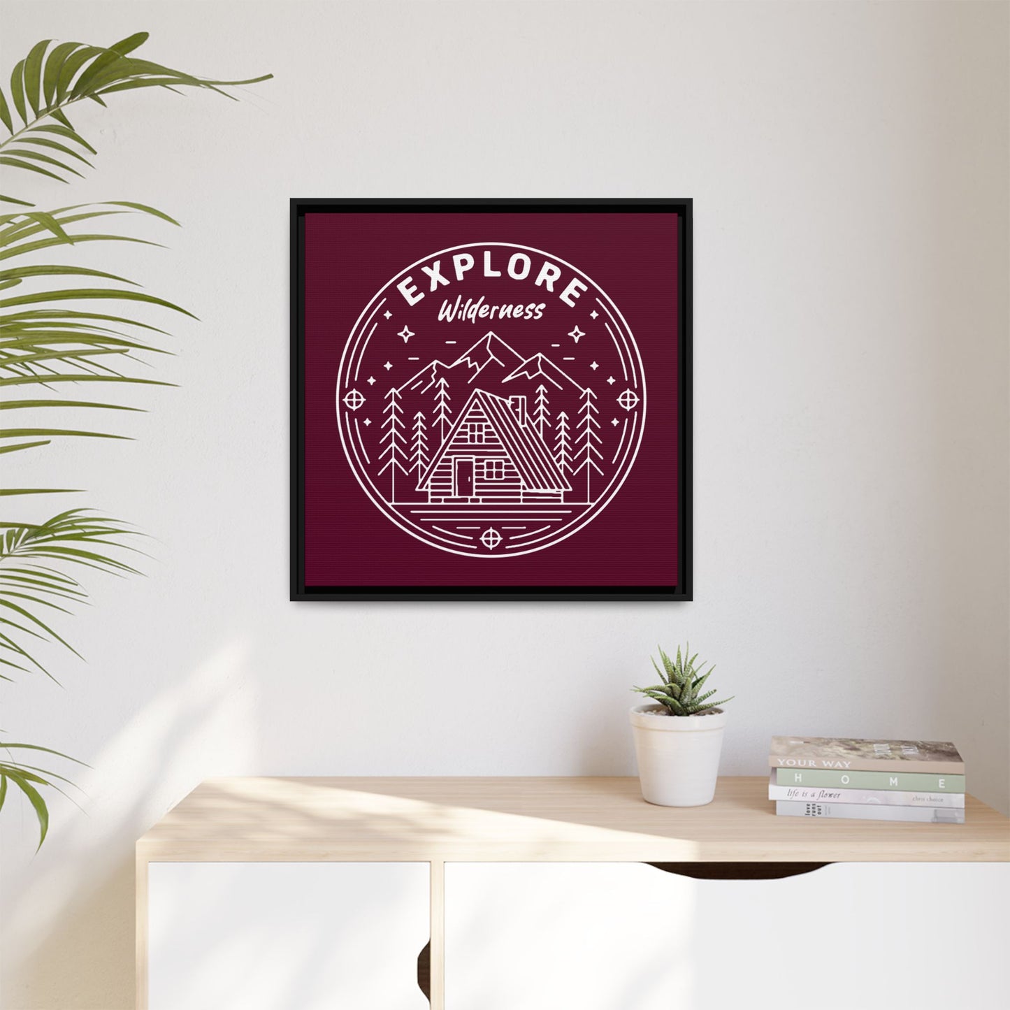 Explore Wilderness - Framed Canvas