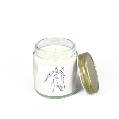 Horse Portrait Sketch - Scented Candle