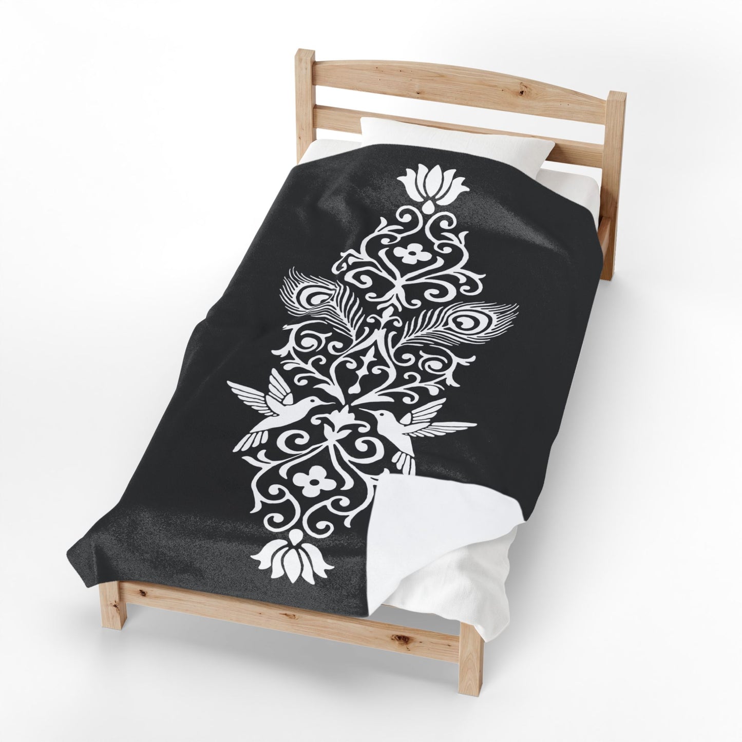Hummingbird Soulmates - Plush Blanket