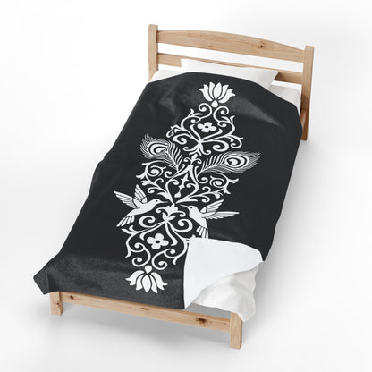 Hummingbird Soulmates - Plush Blanket