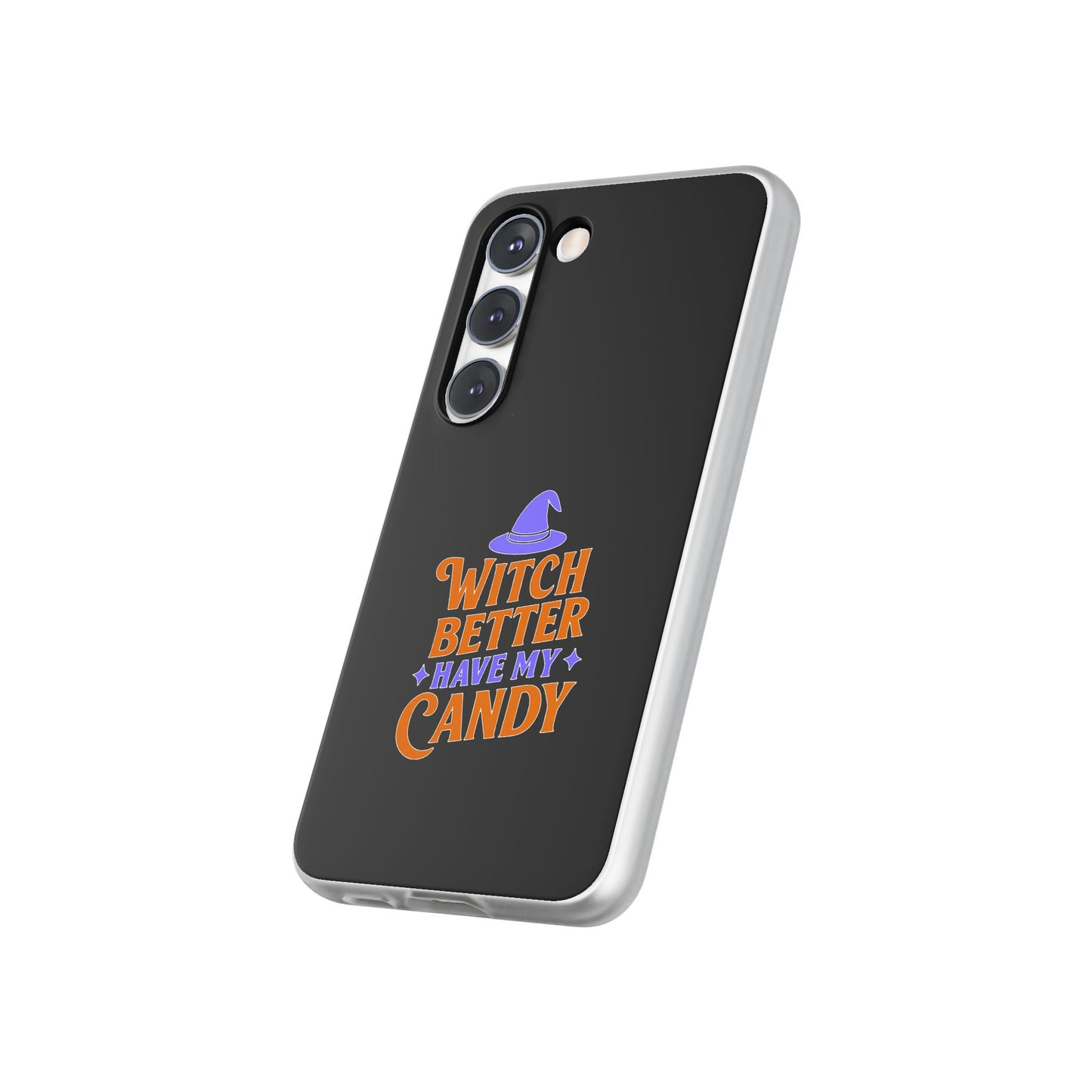 Spooky Witch Flexi Case, Halloween Phone Cover, Witch Themed Phone Case, Cute Candy Case, Trick or Treat Gift, Holiday Accessory