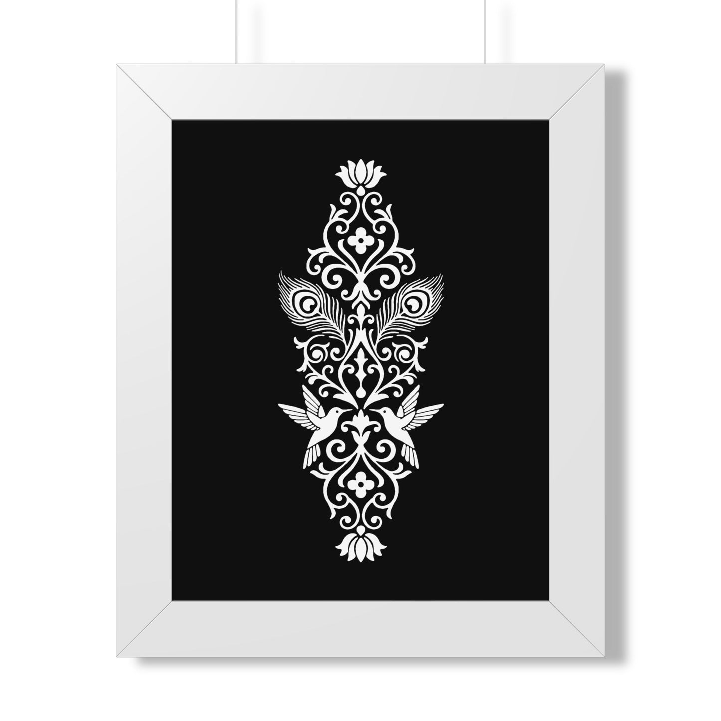 Hummingbird Soulmates - Framed Poster