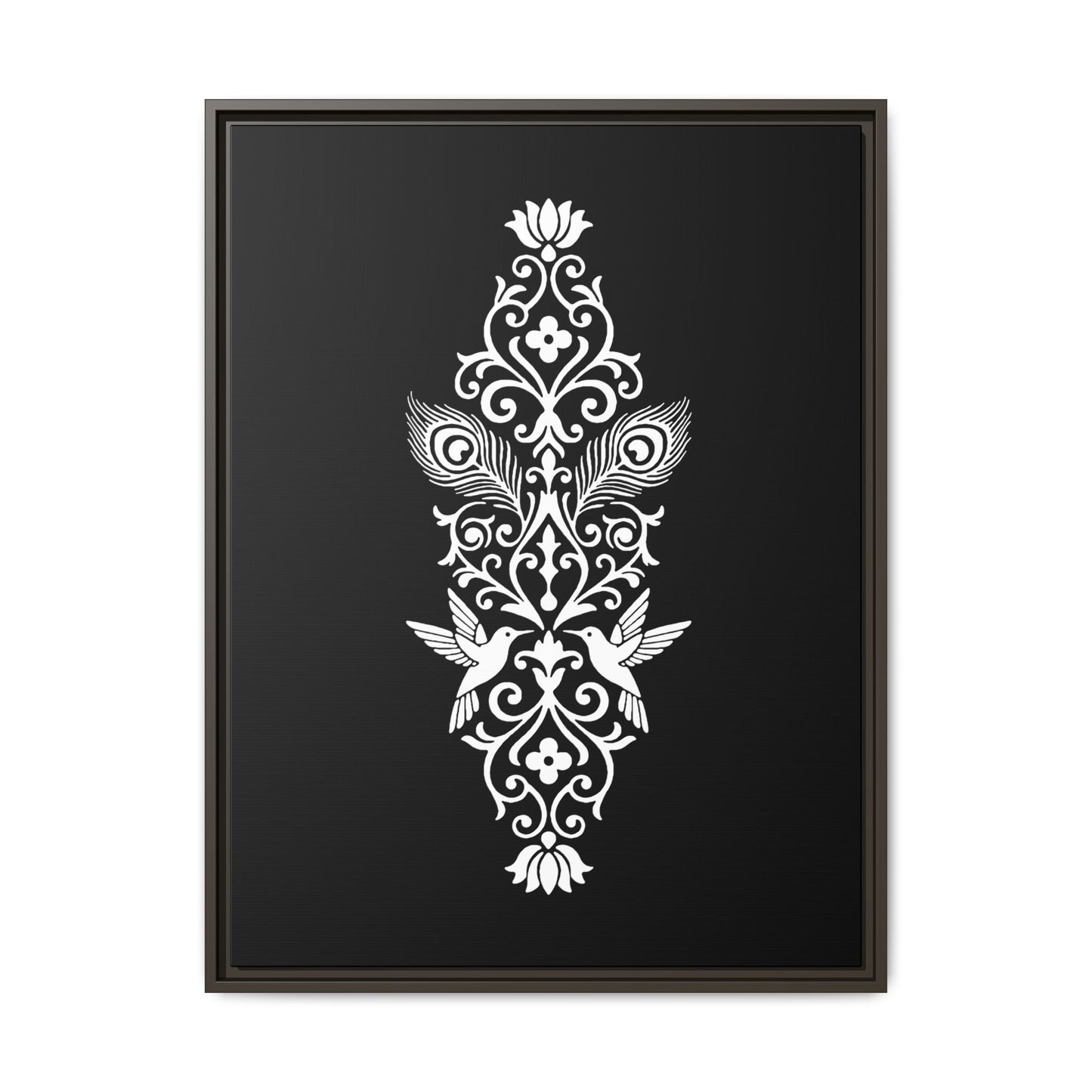 Hummingbird Soulmates - Framed Canvas
